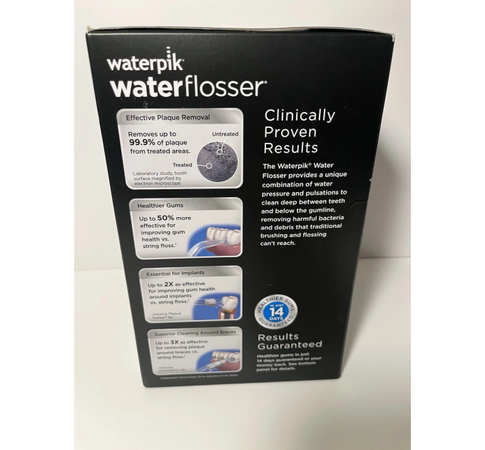 Стаціонарний іригатор для зубів і ясен Waterpik WP-114 з 10 рівнями тиску і 8 насадками