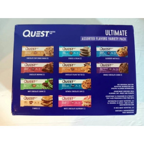 Набір протеїнових батончиків Quest Nutrition Ultimate асорті з 12 смаків
