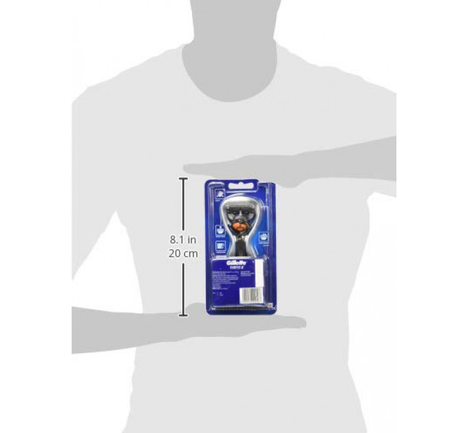 Бритва Gillette Fusion5 ProGlide FlexBall з 5 прецизійними лезами, 1 змінним картриджем і підставкою