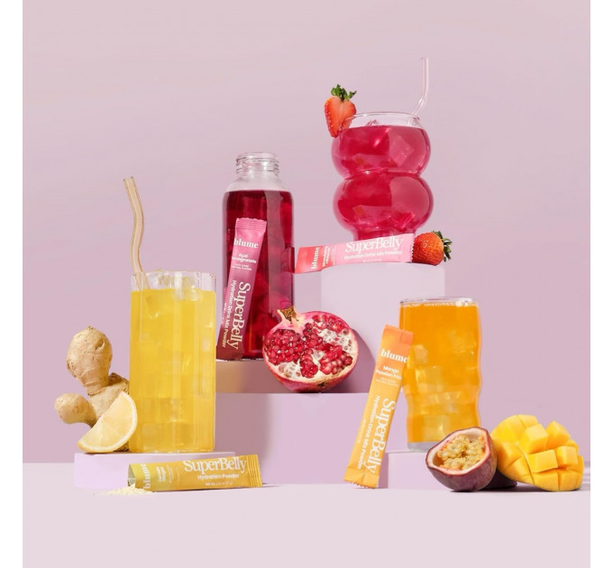 Розчинний напій з пребіотиками та пробіотиками Blume SuperBelly Манго Маракуйя 15 порцій