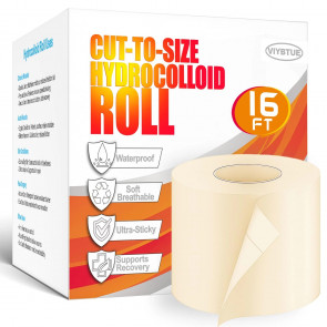 Рулонний гідроколоїдний пластир для ран Hydrocolloid Roll 5 см × 4,8 м