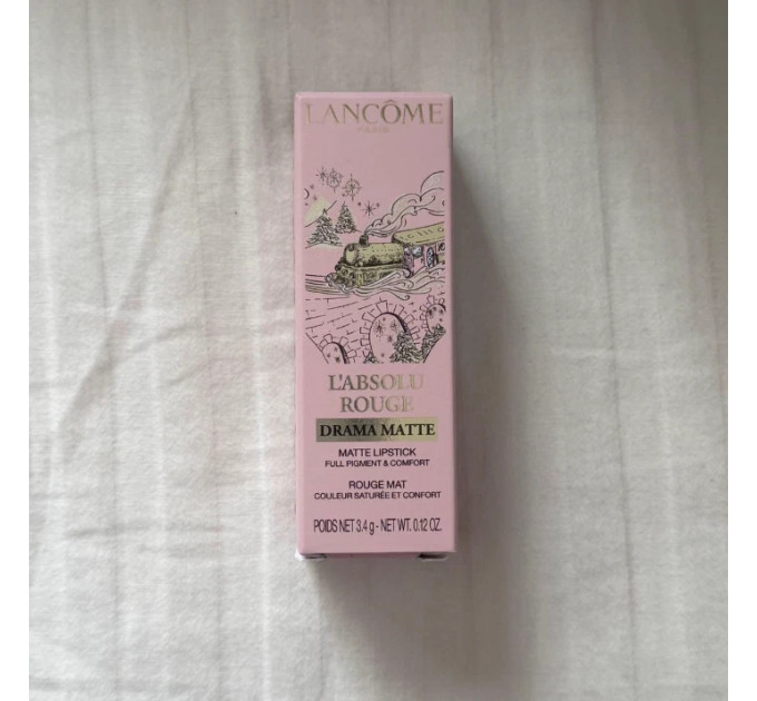 Матова помада для губ Lancôme L’Absolu Rouge Drama Matte рожева лімітована версія 3,4 г