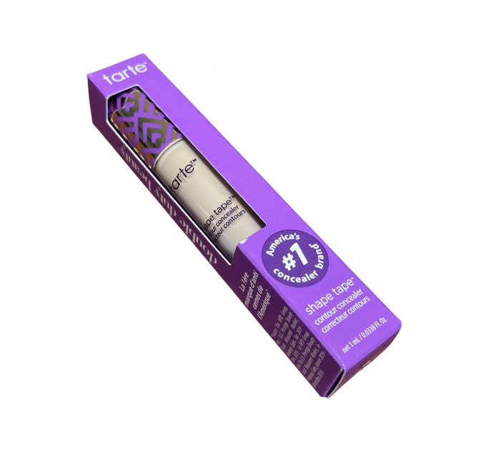 Консилер Tarte Shape Tape Full Coverage Contour Concealer 27h Light-Medium Honey міні розмір 1 мл