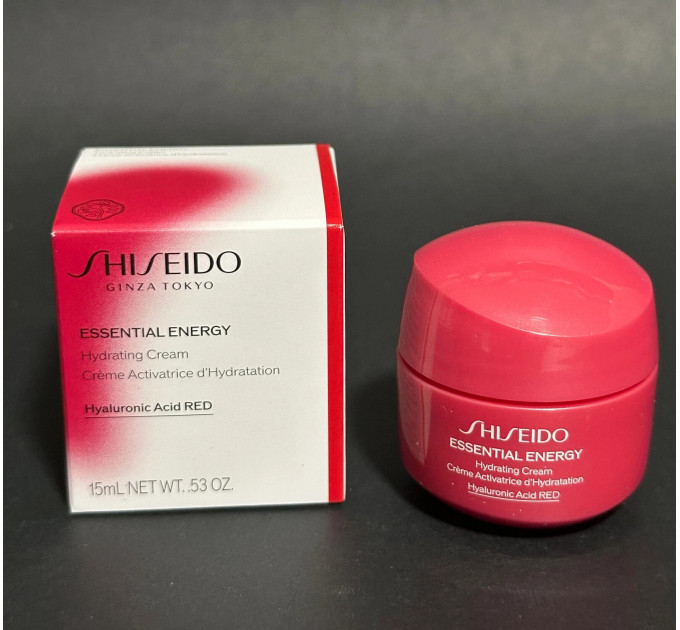 Мініатюра зволожуючого крему Shiseido Essential Energy Hydrating Cream 15 мл