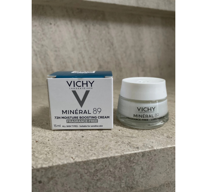 Інтенсивний зволожуючий крем для обличчя Vichy Mineral 89 72h Feuchtigkeits-Boost 15 мл