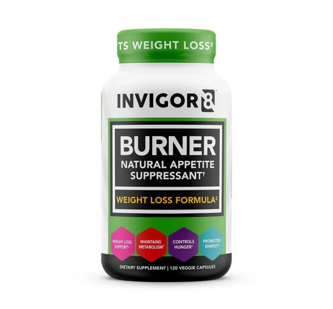 Натуральний спалювач жиру INVIGOR8 Burner 120 рослинних капсул