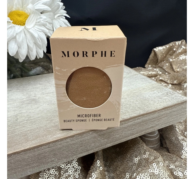 Спонж для макіяжу Morphe Microfiber Beauty Sponge коричневий