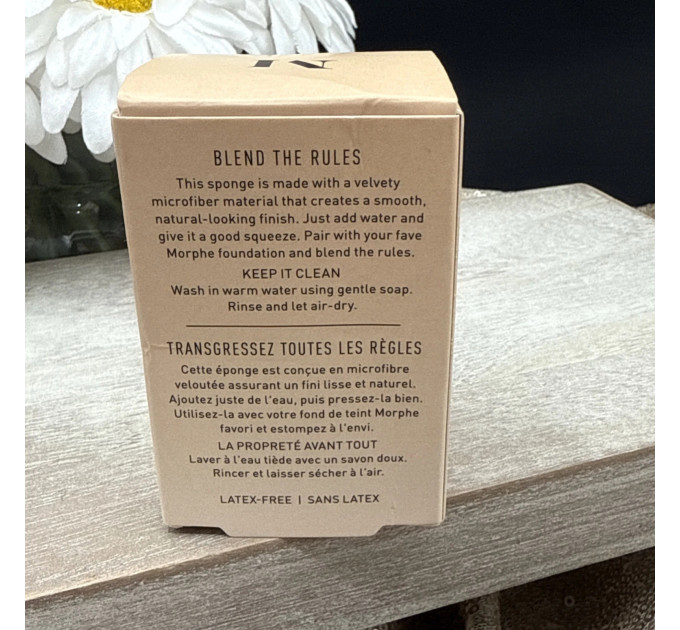 Спонж для макіяжу Morphe Microfiber Beauty Sponge коричневий