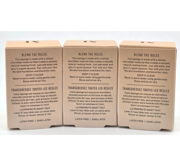 Спонж для макіяжу Morphe Microfiber Beauty Sponge коричневий