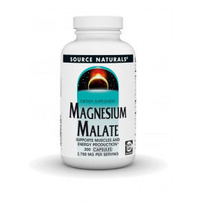 Магнієва добавка Source Naturals Magnesium Malate 200 капсул 3750 мг