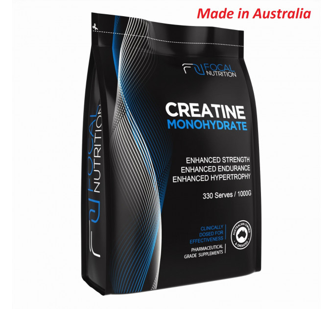 Креатин у порошку для набору м'язової маси Focal Nutrition Monohydrate 1000 г
