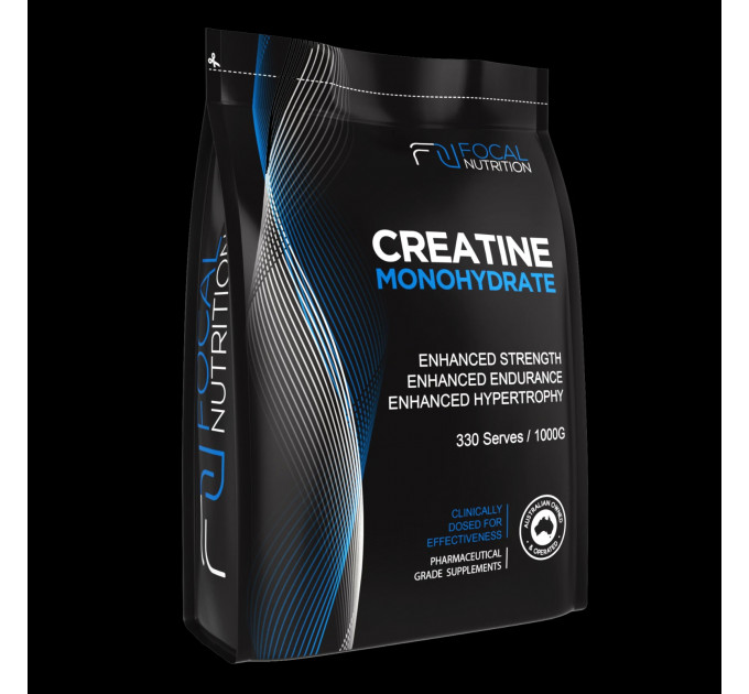 Креатин у порошку для набору м'язової маси Focal Nutrition Monohydrate 1000 г