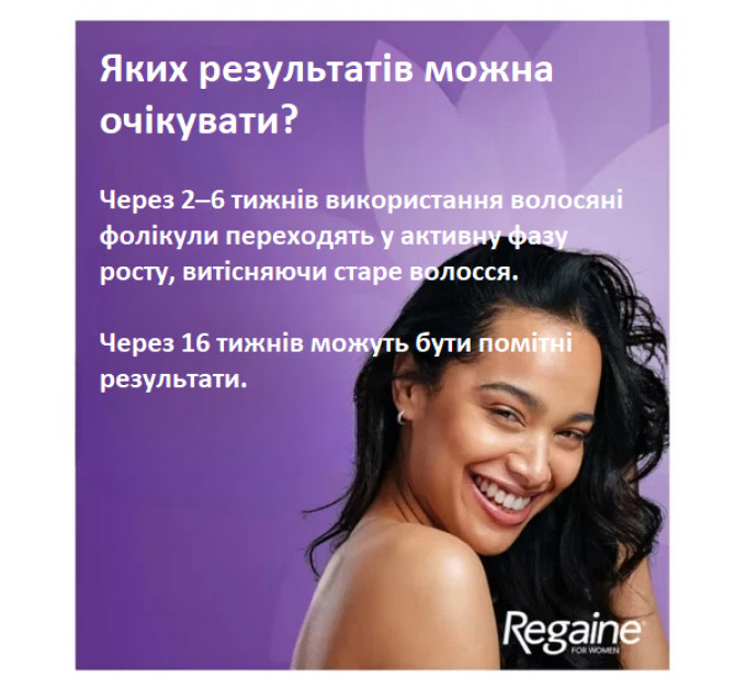 Стимулятор росту волос Regaine for Women Scalp Solution курс на 1 місяць 60 мл уцінка термін придатності 11/2025