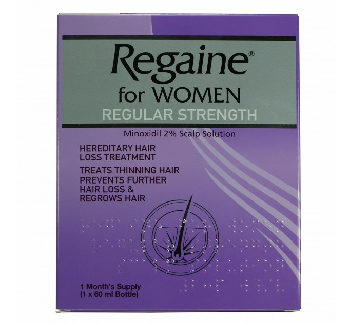 Стимулятор росту волос Regaine for Women Scalp Solution курс на 1 місяць 60 мл уцінка термін придатності 11/2025