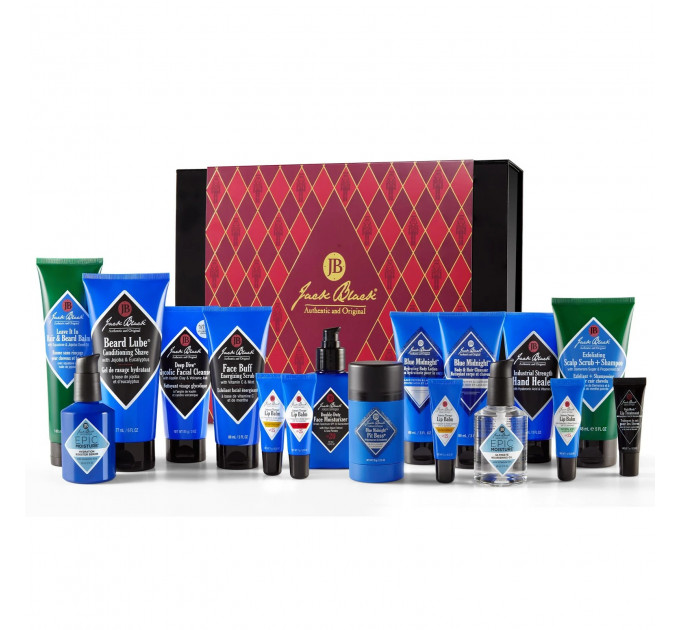 Подарунковий набір косметики для чоловіків Jack Black Holiday MVPs, 16 предметів