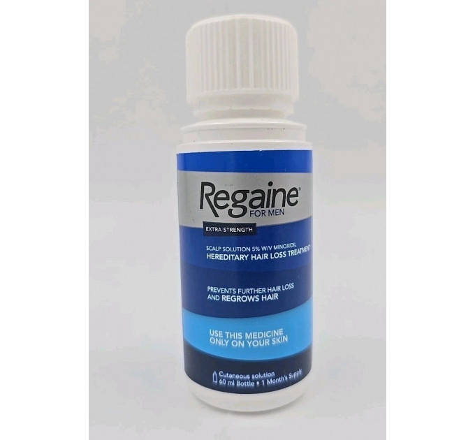 Засіб від випадіння волосся у чоловіків Regaine for Men Extra Strength 60 мл (курс на 1 місяць) 04/2024