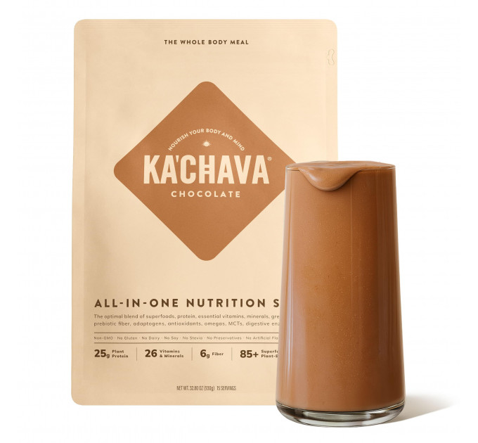 Натуральний протеїновий коктейль Ka'Chava Whole Body Nutrition 15 порцій пакет 930 г