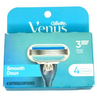 Змінні леза для жіночої бритви Gillette Venus Smooth 4 шт. Змінні леза для жіночої бритви Gillette Venus Smooth 4 шт.