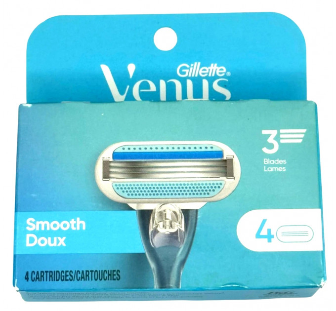 Змінні леза для жіночої бритви Gillette Venus Smooth 4 шт.