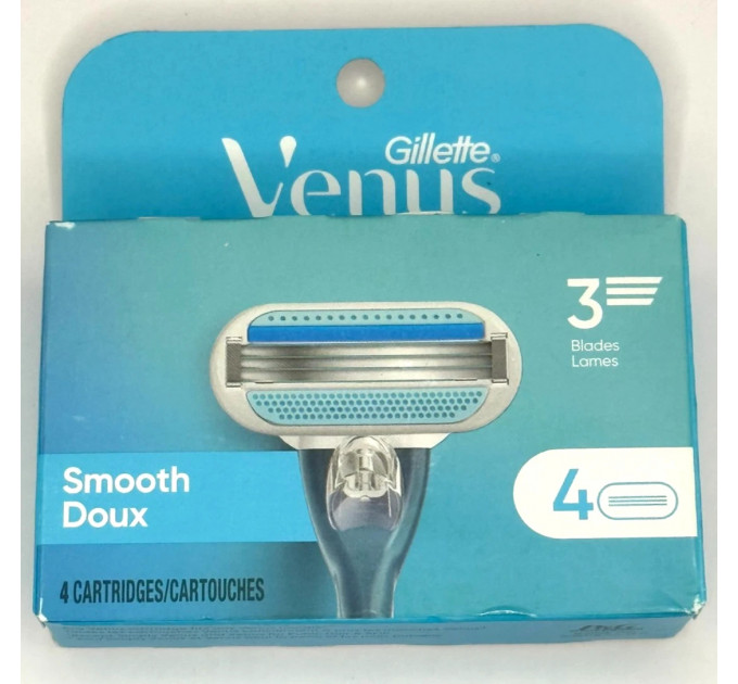 Змінні леза для жіночої бритви Gillette Venus Smooth 4 шт.