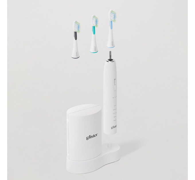 Ультразвукова електрична зубна щітка Glister Multi-Action з УФ-стерилізатором і 4 насадками