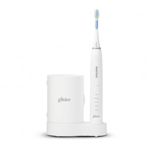 Ультразвуковая электрическая зубная щетка Glister Multi-Action с УФ-стерилизатором и 4 насадками Ультразвуковая электрическая зубная щетка Glister Multi-Action с УФ-стерилизатором и 4 насадками