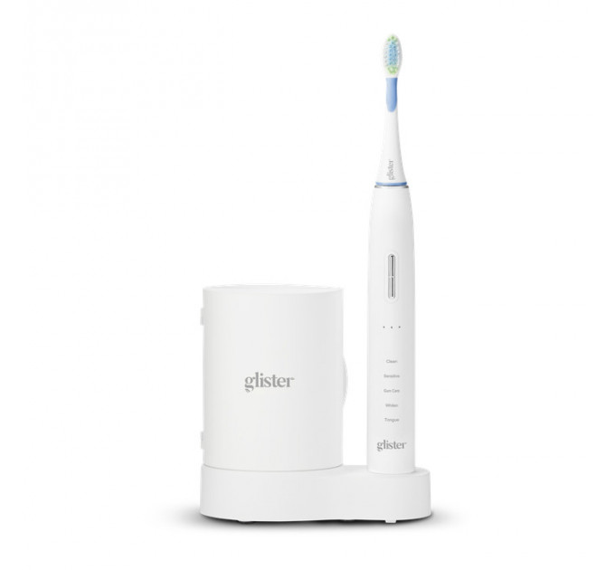 Ультразвукова електрична зубна щітка Glister Multi-Action з УФ-стерилізатором і 4 насадками