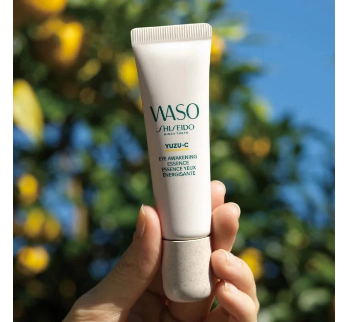 Пробуджуюча есенція для шкіри навколо очей Shiseido Waso Yuzu-C Eye Awakening Essence 20 мл без коробки