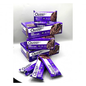 Набор батончиков с протеином Quest Double Chocolate Chunk вкус двойной шоколад 5 шт