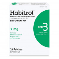 Нікотиновий трансдермальний пластир Habitrol 7 мг 14 шт Рівень 3