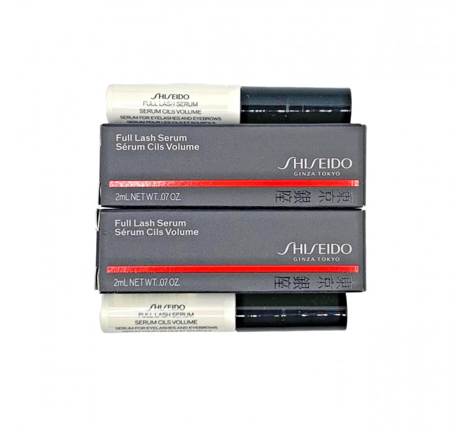Сыворотка для роста ресниц и бровей Shiseido Full Lash Serum 2 шт по 2 мл