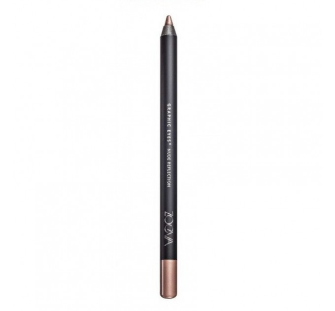 Гелевий олівець для очей з блискітками ZOEVA Graphic Eyes+ Nude Reflection бронзовий нюд 1,2 г