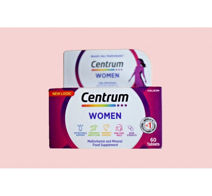Комплект витаминов и минералов Centrum для мужчин и женщин 2 упаковки по 60 шт