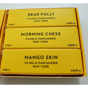 Подарунковий набір пробників парфумерії Vilhelm Parfumerie 3 аромати унісекс по 2 мл (Dear Polly Morning Chess Mango Skin)