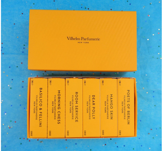 Подарунковий набір пробників парфумерії Vilhelm Parfumerie Discovery Kit 6 ароматів унісекс по 2 мл