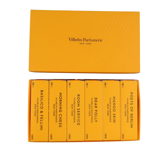 Подарунковий набір пробників парфумерії Vilhelm Parfumerie Discovery Kit 6 ароматів унісекс по 2 мл