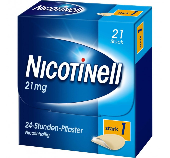 Нікотиновий трансдермальний пластир Nicotinell 21 мг Рівень 1