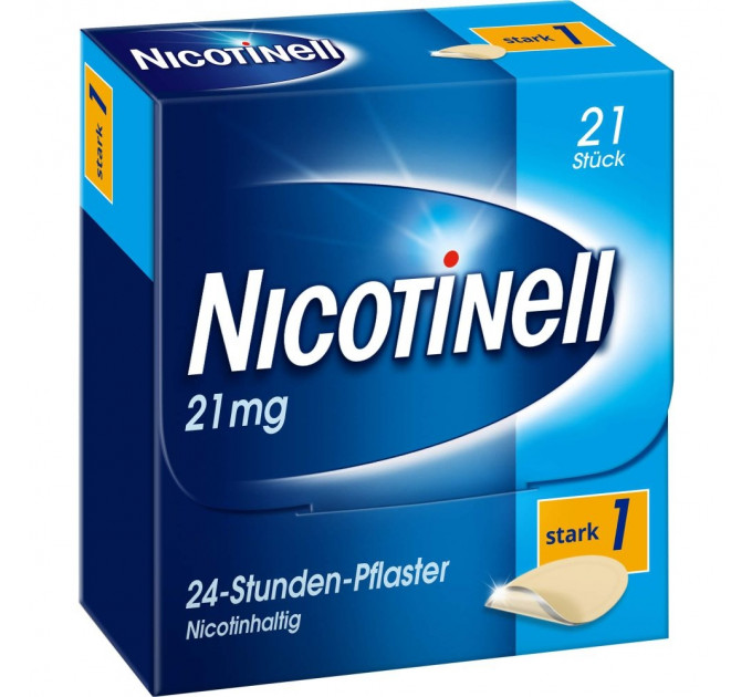 Нікотиновий трансдермальний пластир Nicotinell 21 мг Рівень 1