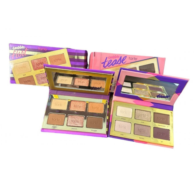 Набір палеток тіней для повік Tarte Tartelette Tease і Flirt по 6 відтінків