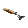 Бритва с ручкой из натурального дерева Imperium Shaving Ebony совместимость с Mach 3 и Venus