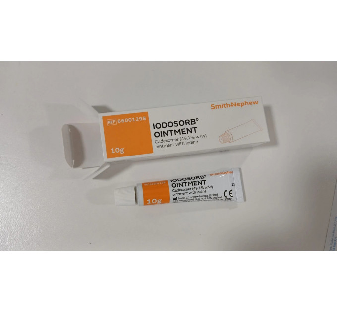 Антисептична мазь для загоєння ран Smith&Nephew Iodosorb Ointment 10 г