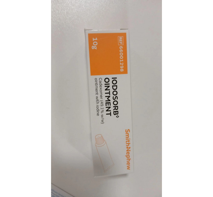 Антисептична мазь для загоєння ран Smith&Nephew Iodosorb Ointment 10 г