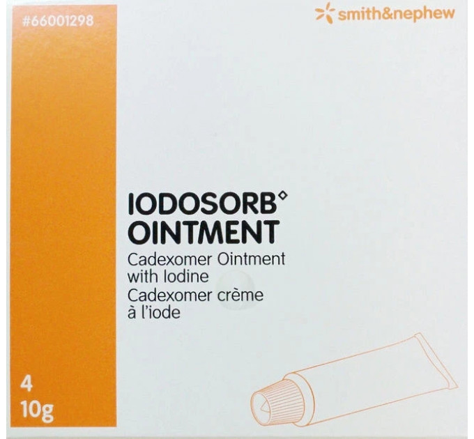 Антисептична мазь для загоєння ран Smith&Nephew Iodosorb Ointment 10 г