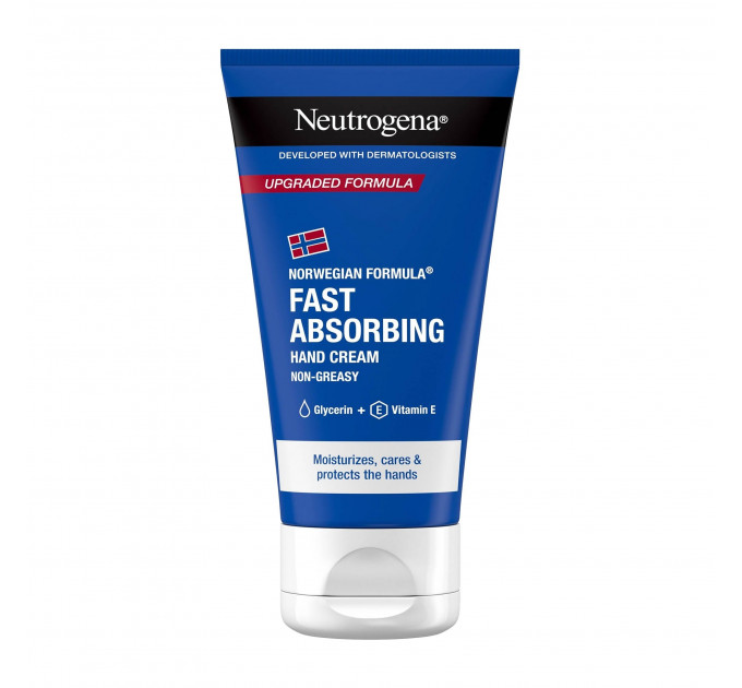 Поживний крем для рук Neutrogena Fast Absorbing легка формула 75 мл