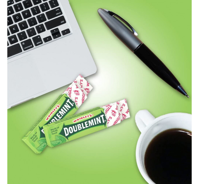 Набір м'ятної жувальної гумки Wrigley's Doublemint 20 пачок 100 шт