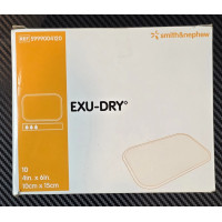 Абсорбуюча пов'язка для ран Smith & Nephew EXU-DRY високопоглинальна 10 шт 10x15 см