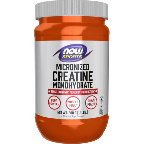 Мікронізований креатин моногідрат NOW Sports Micronized Creatine 500 г Мікронізований креатин моногідрат NOW Sports Micronized Creatine 500 г