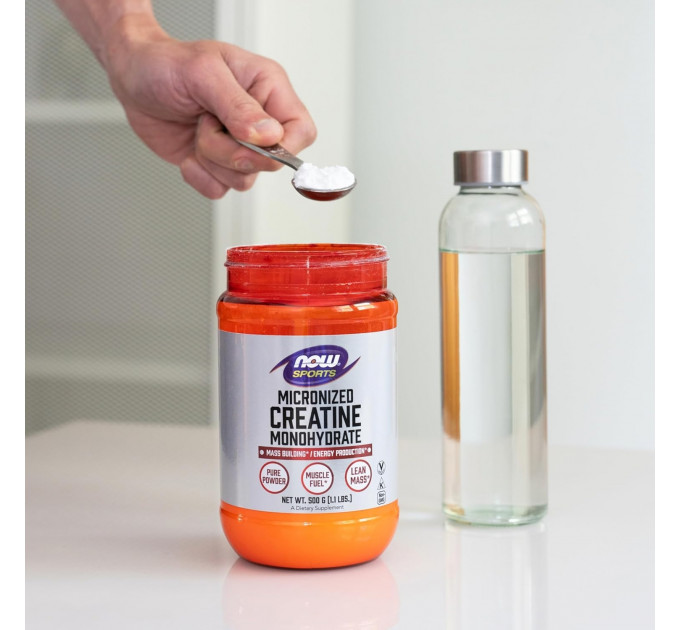 Мікронізований креатин моногідрат NOW Sports Micronized Creatine 500 г