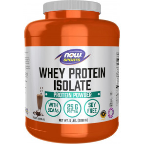 Ізолят сироваткового протеїну NOW Sports Whey Protein Isolate зі смаком шоколаду 2268 г Ізолят сироваткового протеїну NOW Sports Whey Protein Isolate зі смаком шоколаду 2268 г
