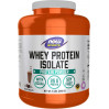 Ізолят сироваткового протеїну NOW Sports Whey Protein Isolate зі смаком шоколаду 2268 г